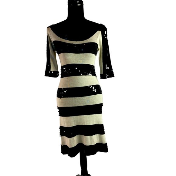 French Connection Sequinned Tube Dress - Picture 1 of 6